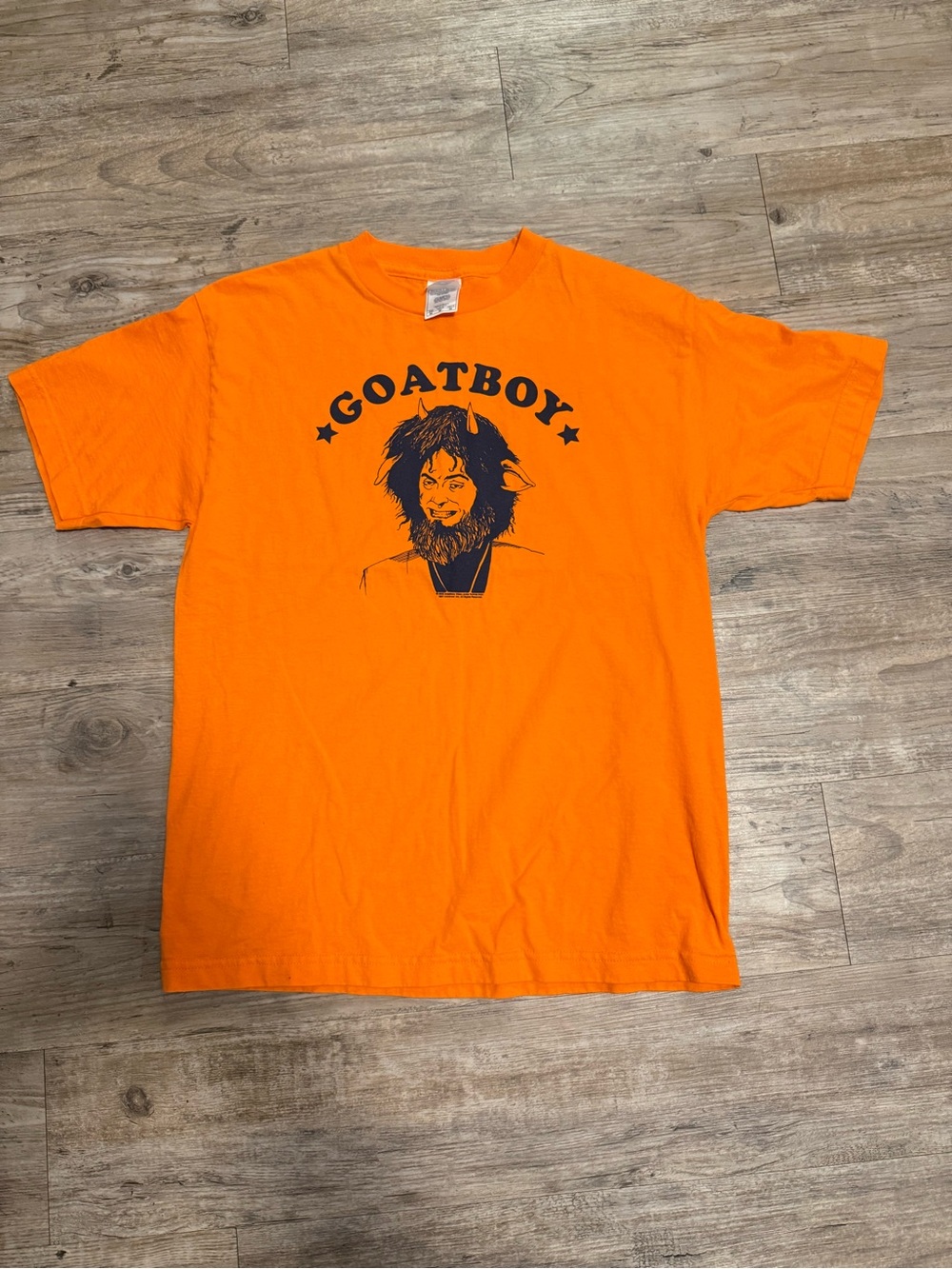 Vintage 2005 SNL Goat Boy Jim Breuer T Shirt Orange Alstyle Medium